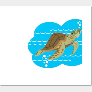 Sea Turtle Posters and Art